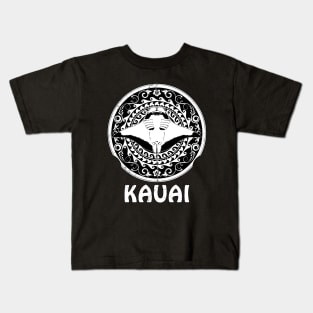 Manta Ray Shield of Kauai Kids T-Shirt